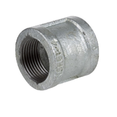 Unión hierro galvanizado roscado